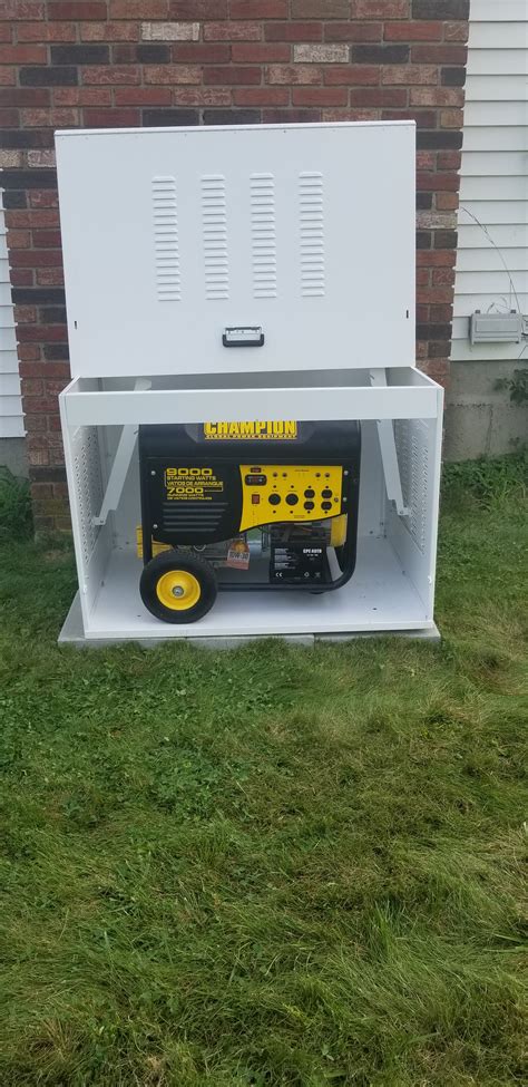 portable generator metal enclosure|outdoor enclosures for portable generators.